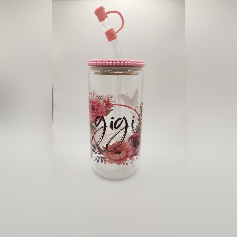 16oz Tumbler Cup (saying: gigi)